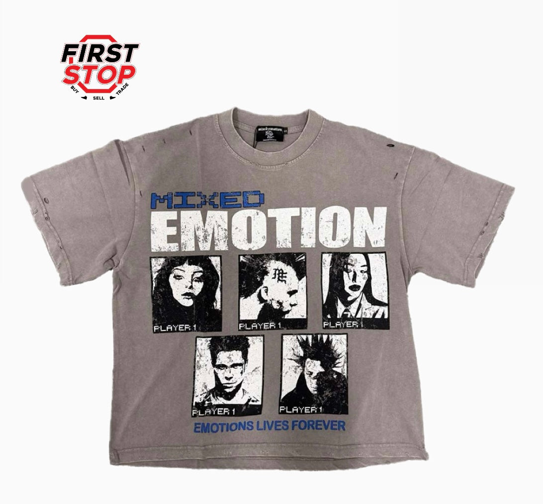 Mixed Emotions Gallery Tee Grey