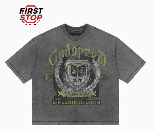 Godspeed GDSP Crest Tee Washed Grey