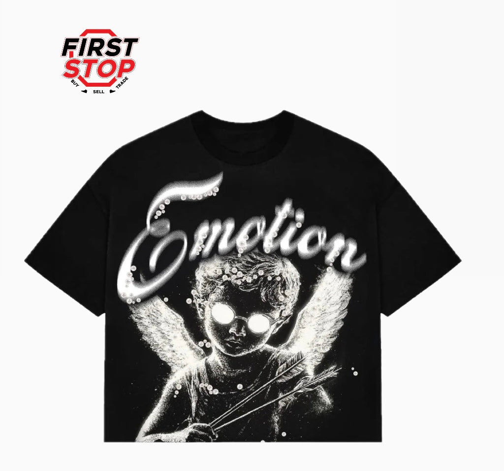 Mixed Emotions Pearl Tee Black