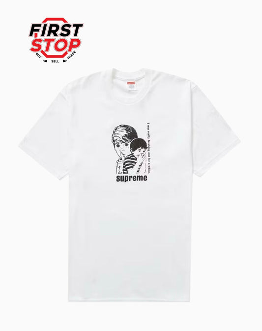 Supreme Freaking Out Tee White