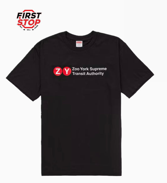 Supreme Zoo York Transit Tee Black