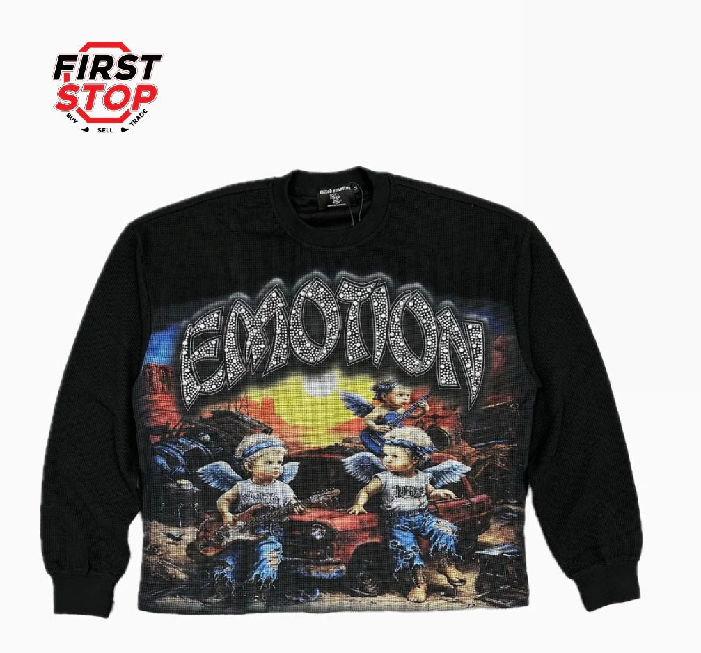 Mixed Emotions Sunrise Thermal Long Sleeve Black