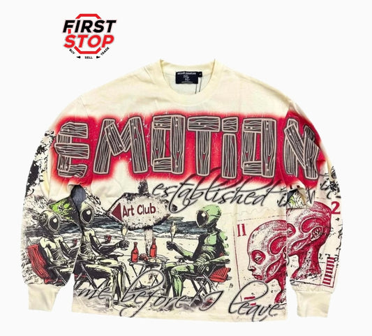 Mixed Emotions Creamed Art Club L/S