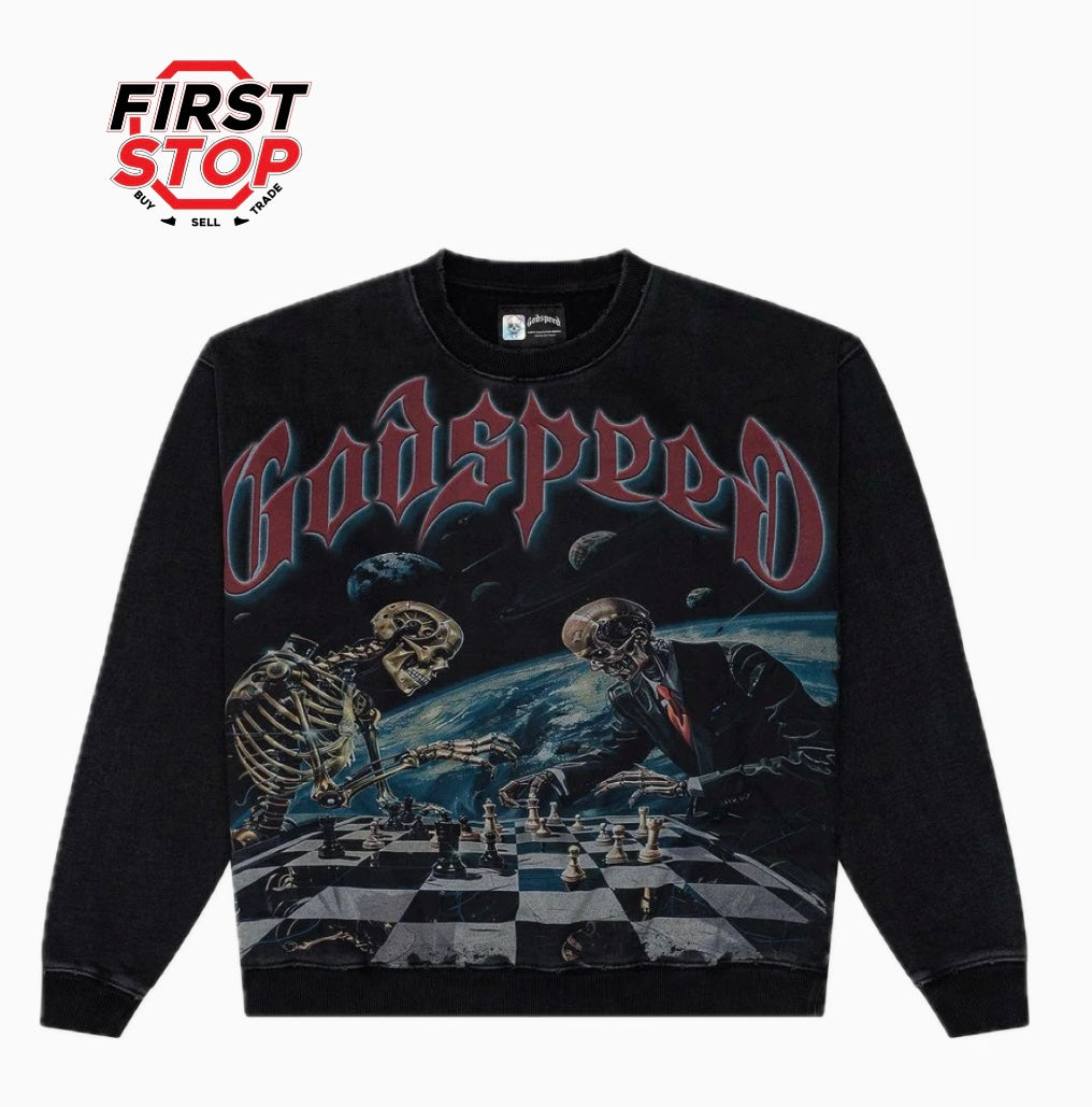 GODSPEED Checkmate Sweatshirt  Black