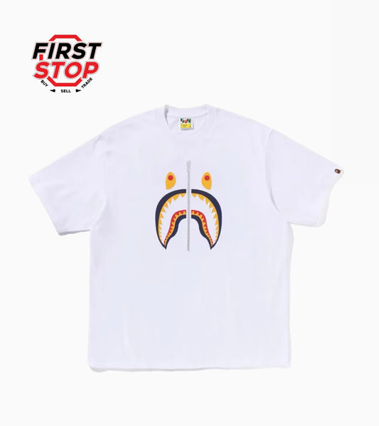 BAPE Shark USA Tee White