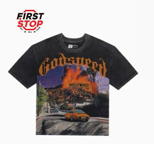 Godspeed Los Scandalous Tee Black