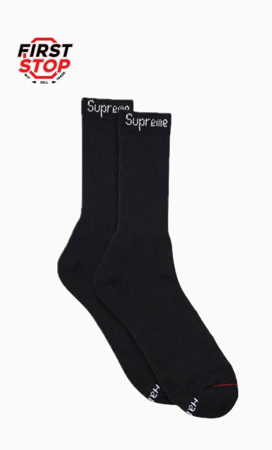 Supreme Socks Black (Single pair)