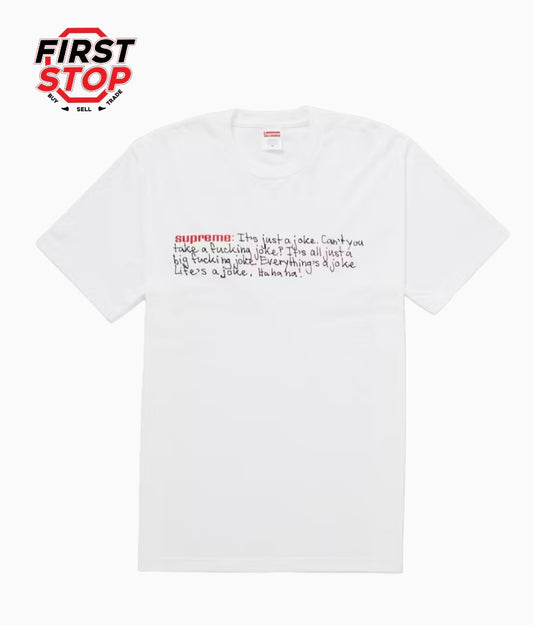 Supreme Joke Tee White