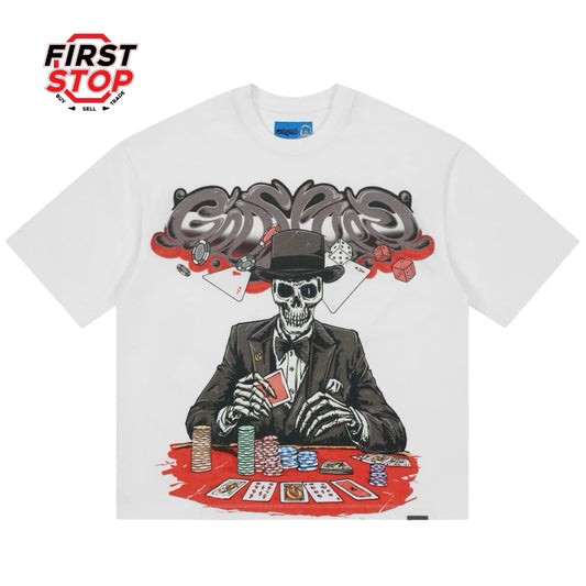 Godspeed High Stakes Tee White