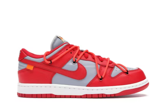 Nike Dunk Low Off-White University Red