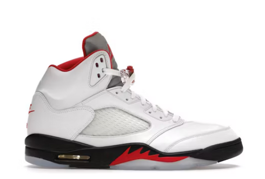 Air Jordan 5 Fire Red Silver Tongue (2020)