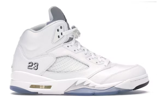 Air Jordan 5 Metallic Silver