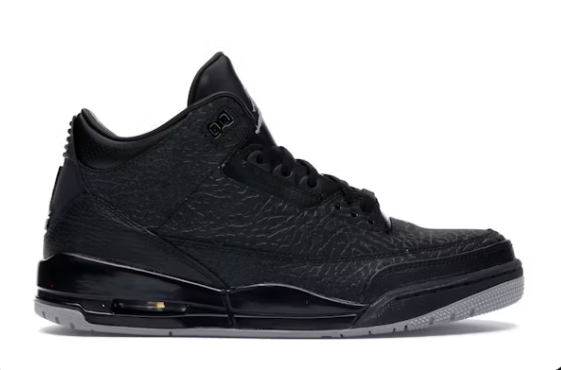 Air Jordan 3 Black Flip