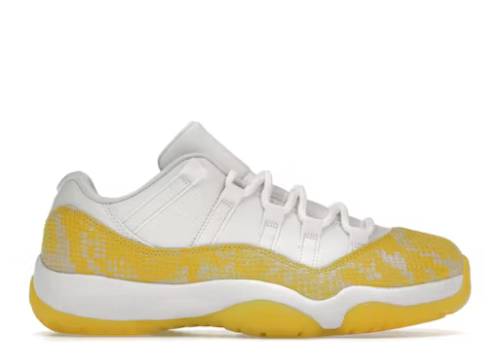 Air Jordan 11 Low Yellow Snakeskin