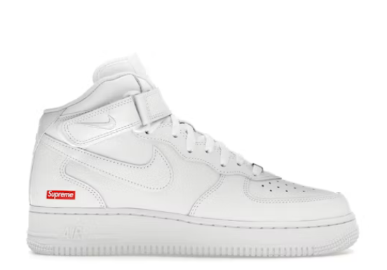 Nike Air Force 1 Mid Supreme White