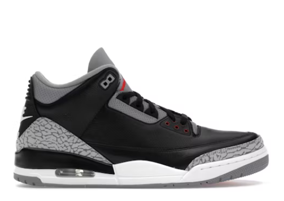 Air Jordan 3 Black Cement (2024)