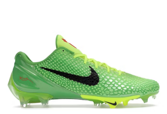 Nike Vapor Edge Kobe 6 SE Grinch Football Cleats