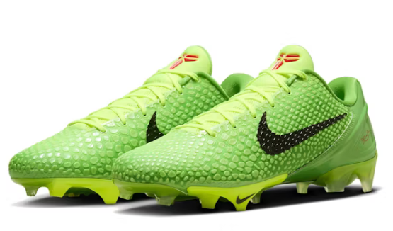 Nike Vapor Edge Kobe 6 SE Grinch Football Cleats