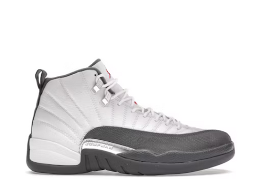 Air Jordan 12 White Dark Grey