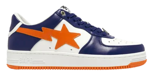 A Bathing Ape Bape Sta #3 M2 White Blue Orange