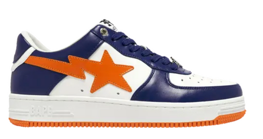 A Bathing Ape Bape Sta #3 M2 White Blue Orange