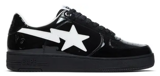 A Bathing Ape Bape Sta OS #1 M2 Black Patent