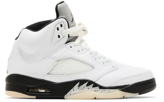 Air Jordan 5 Reverse Metallic White Black