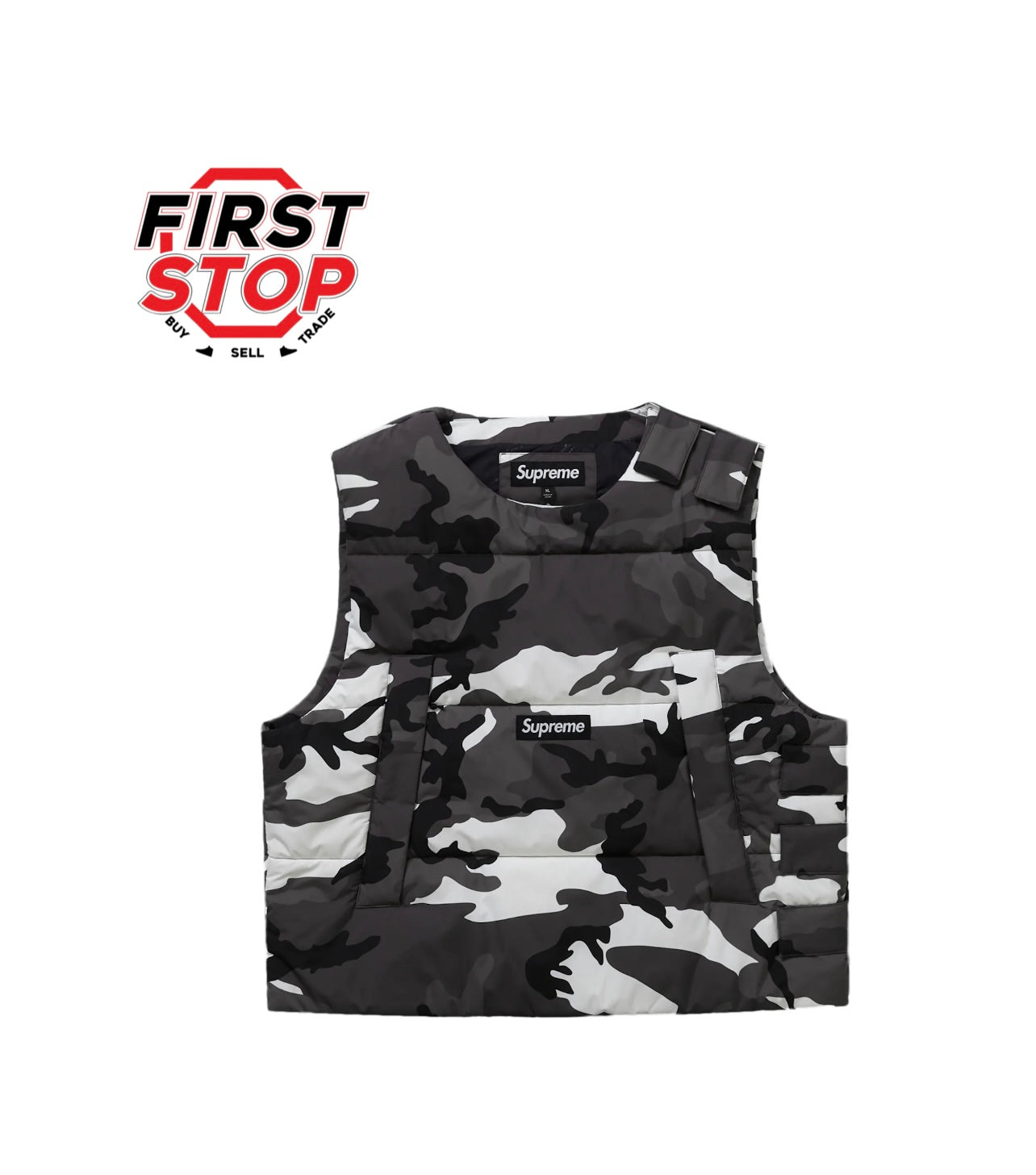 Supreme 2-in-1 GORE-TEX Shell Windstopper Vest Snow Camo