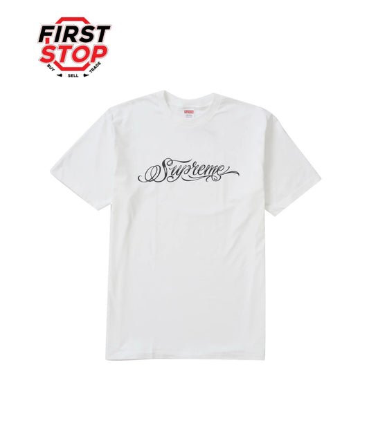 Supreme Script Tee White