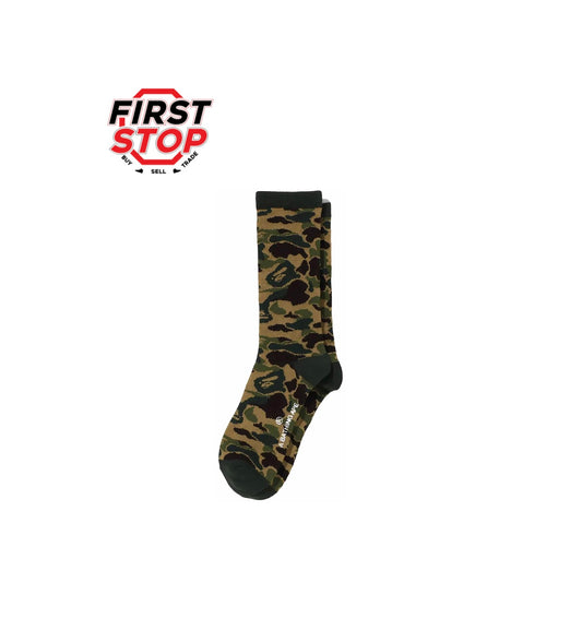 Bape ABC Camo Jacquard Socks (Single Pair)