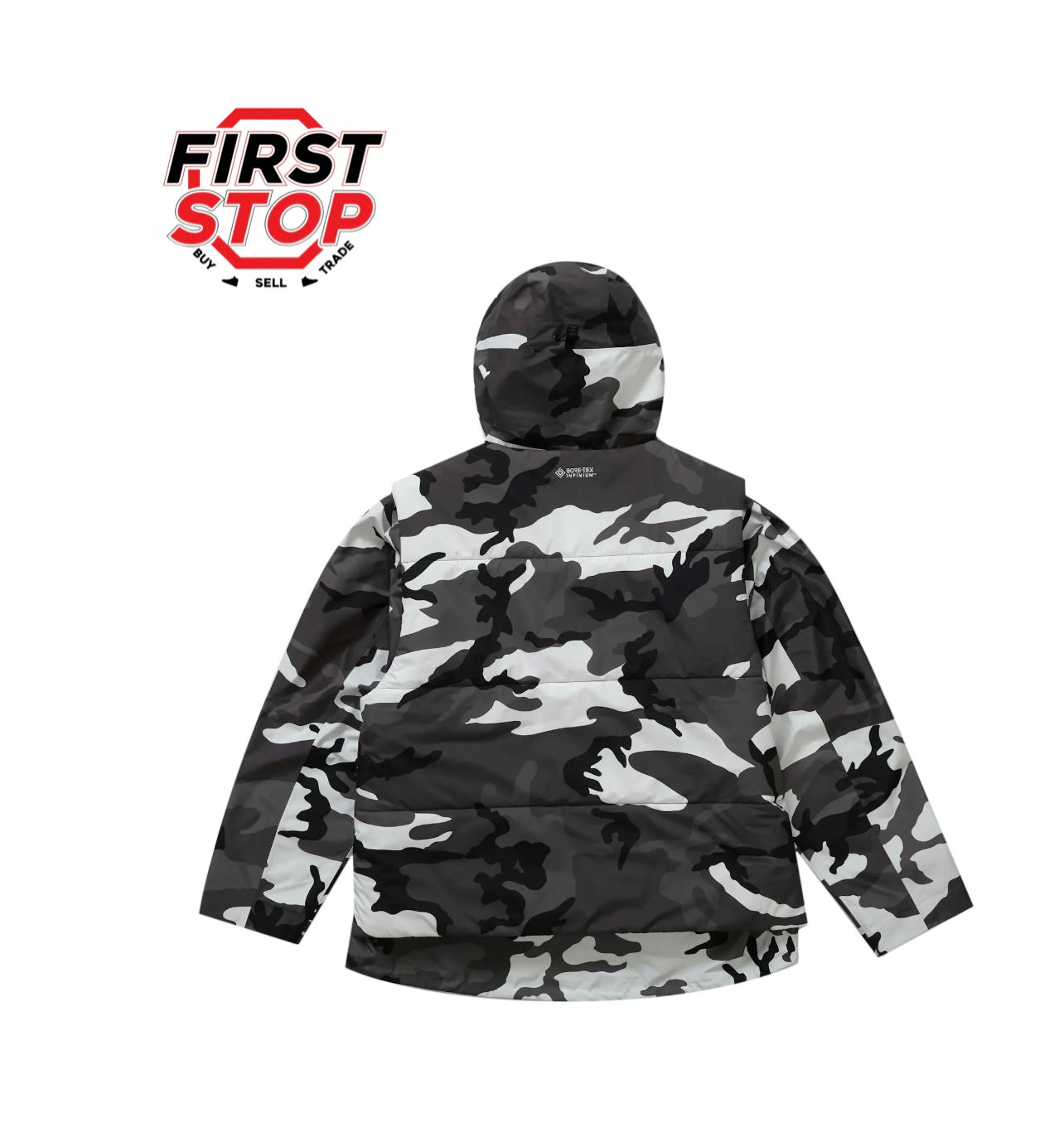 Supreme 2-in-1 GORE-TEX Shell Windstopper Vest Snow Camo