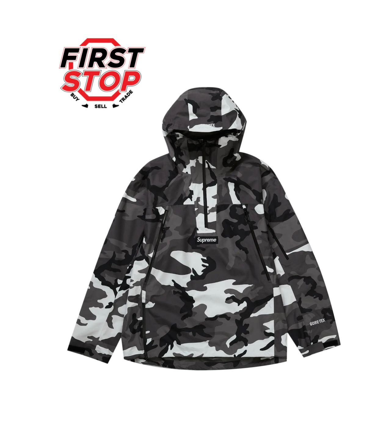 Supreme 2-in-1 GORE-TEX Shell Windstopper Vest Snow Camo